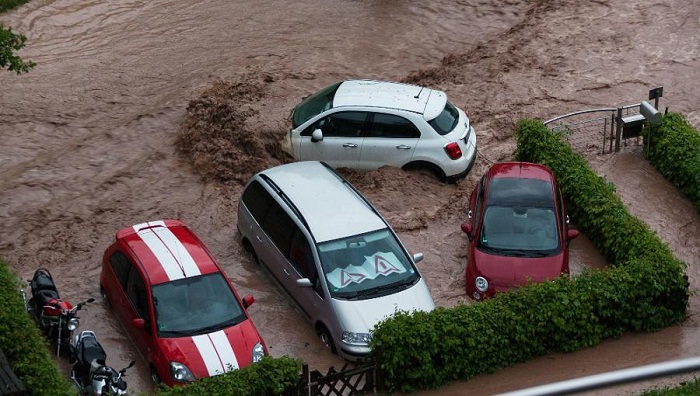 Unwetter wüten über Süddeutschland